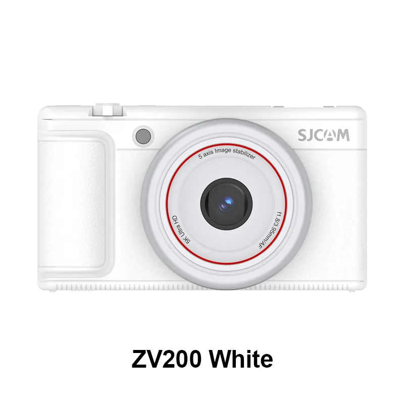 SJCAM ZV100 Or ZV200 5K Vlogging Camera with 80MP 360° Flip Screen 5K/30fps Video Portable Travel Camera for Video Creators