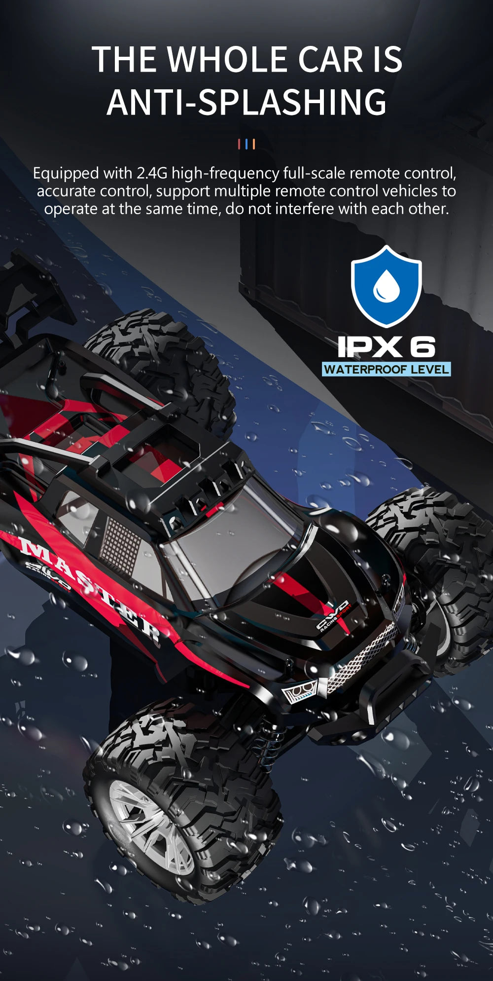 KF15 1:16 RC Car 2.4G Remote Control Truck Electric High Speed Off-Road Drift Racing Car Toys