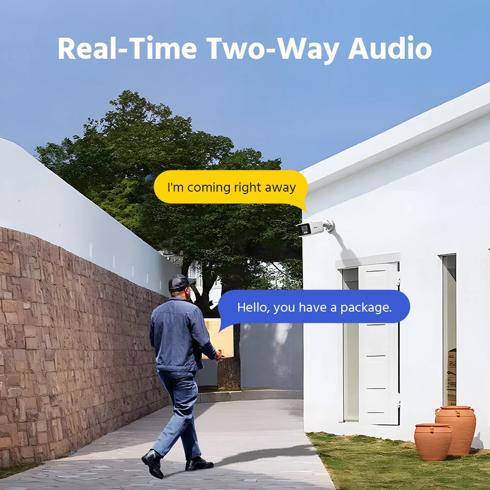 ANNKE Ultra HD 4K Security Camera 180 Degrees Panoramic Dual Lens IP Camera 8CH POE NVR 2/4 PCS 8MP surveillance cameras kit