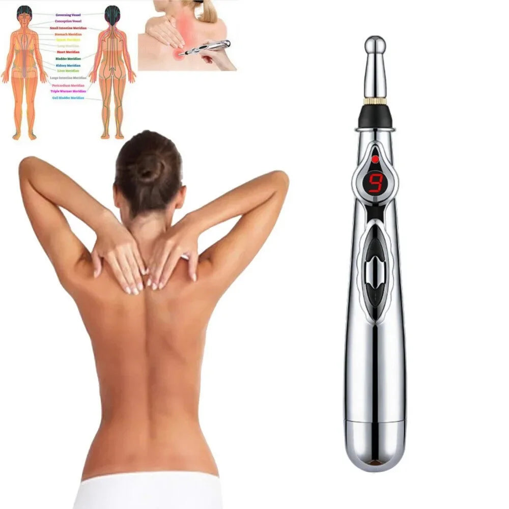 Therapy Electronic Acupuncture Pen Meridian Energy Heal Massage Pain Relief