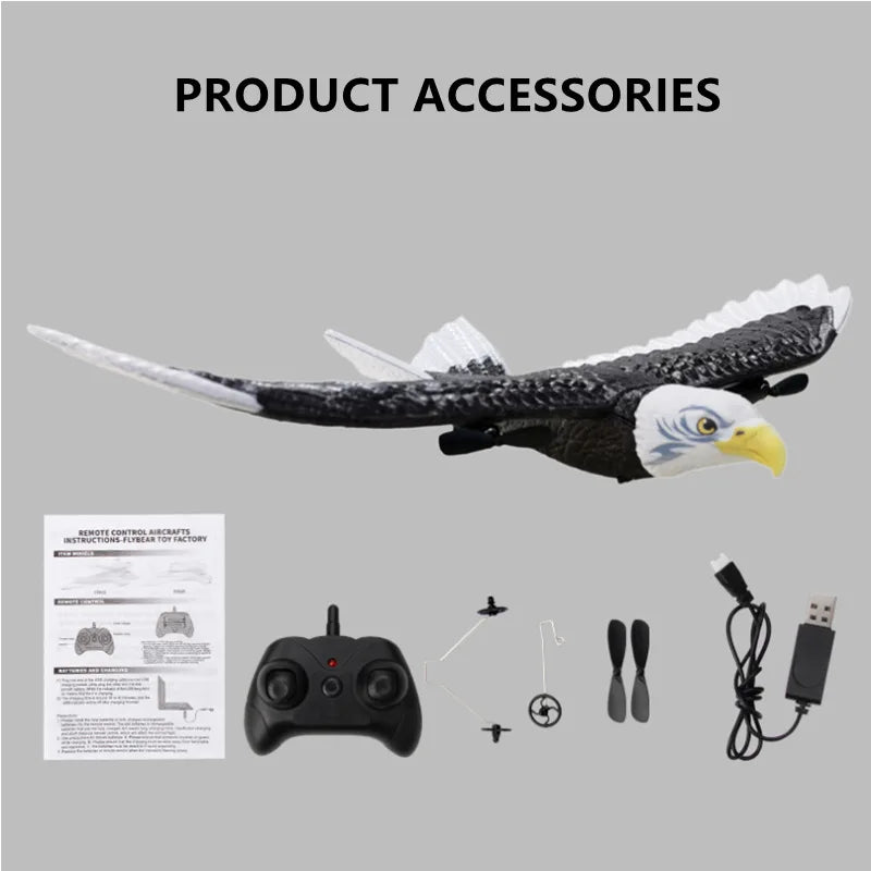 New Eagle Aircraft - Fixed Wing Remote Control Foam Electric Model - Children's Toy Gifts - Remote Control Glider
