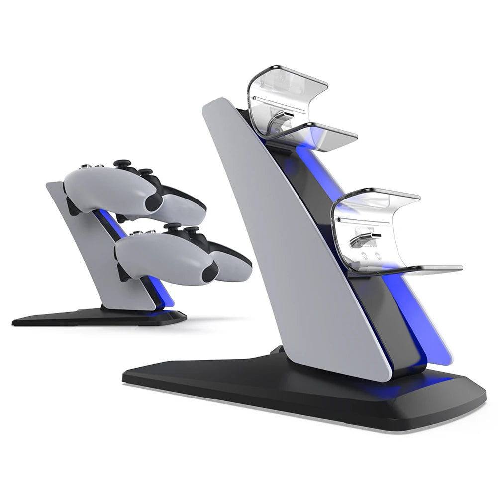 Dual Fast Controller Charger Type-C Dual Controller Charging Stand Controller Charging Docking Station for Playstation5
