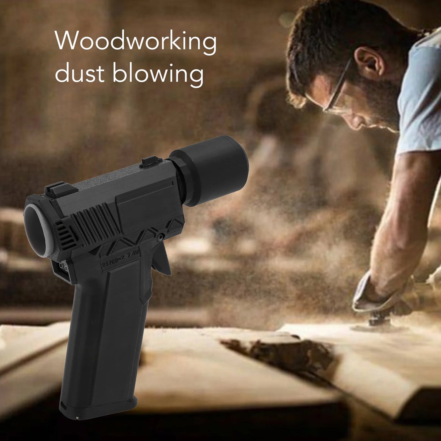 Electric Air Blower Long Endurance 200000RPM Electric Air Duster Stepless Speed QC15W Fast  for Car for Outdoor for Lens