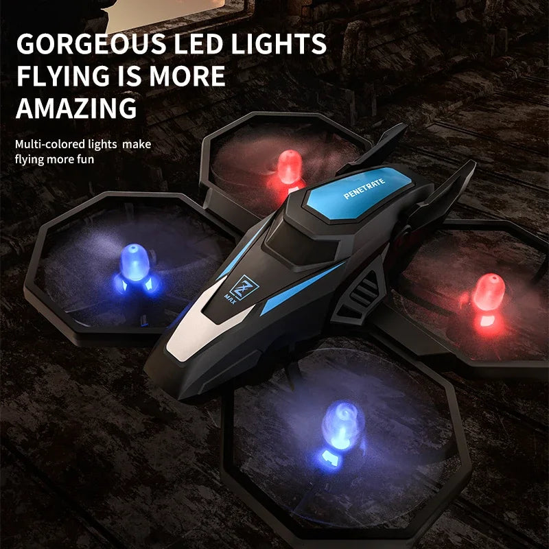 JJRC RC Drone 8K Aerial Photo Transmission 3D Flip WiFi FPV UAV Speed Control Aircraft Lights Kids Toy Outdoor Game Quadcopter