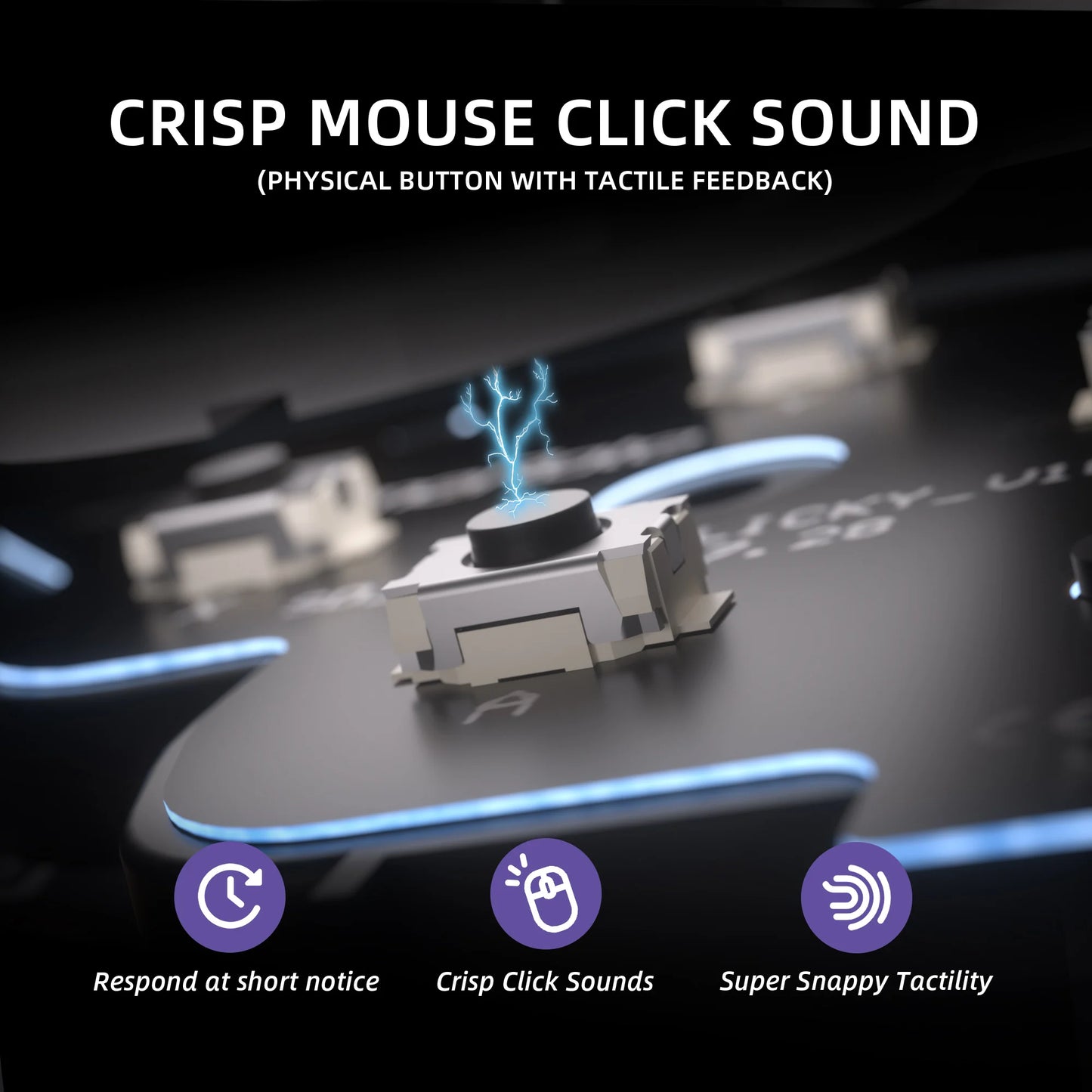 eXtremeRate Face Clicky Kit for Steam Deck LCD Handheld Console, Custom Dpad View A B X Y Menu Keys Face Button Mouse Clicky Kit