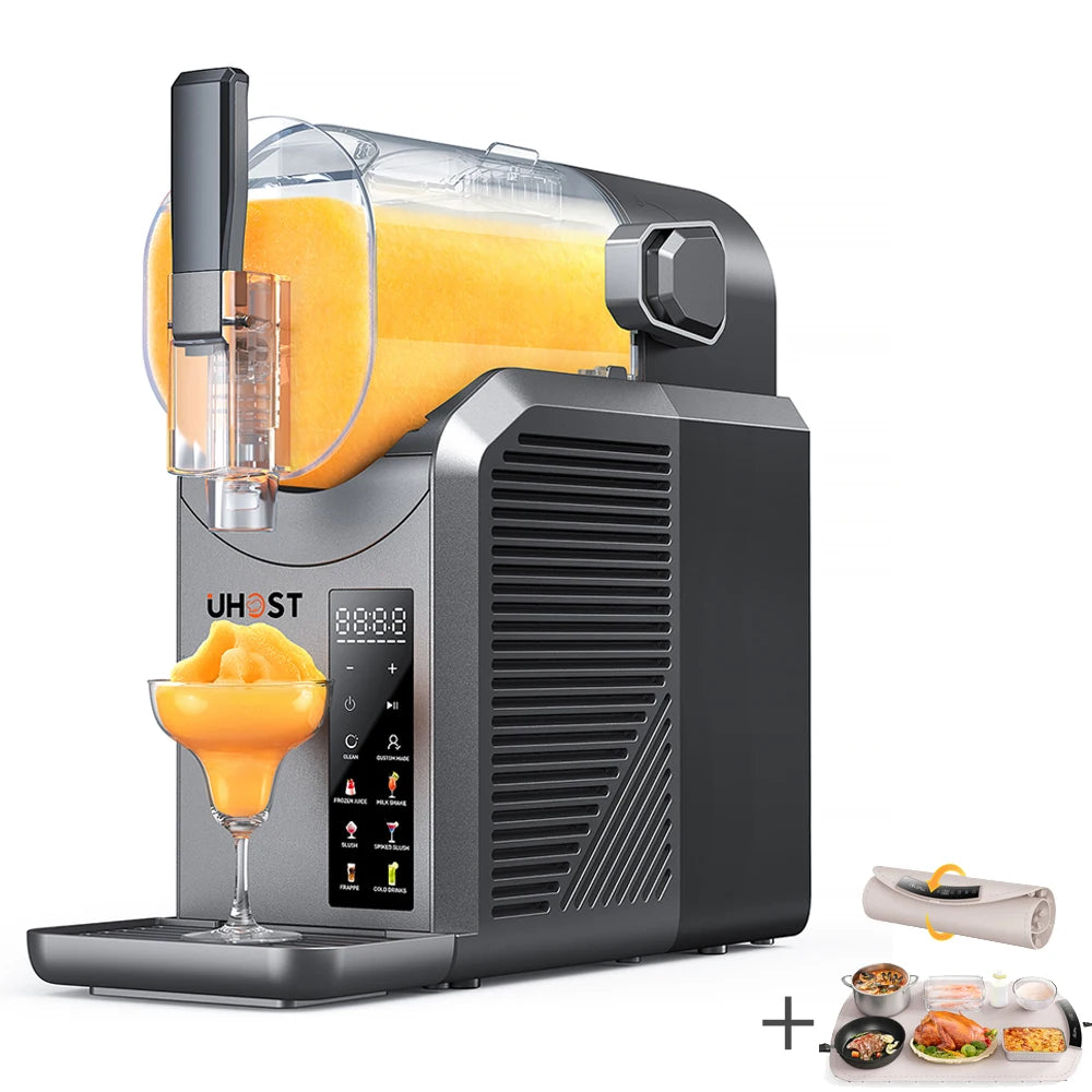 No Ice Needed Slushie Machine 72 oz Frozen Drink Maker Fast Freezing Slushy Machine Self-Cleaning 40dB Quiet Operation for Home