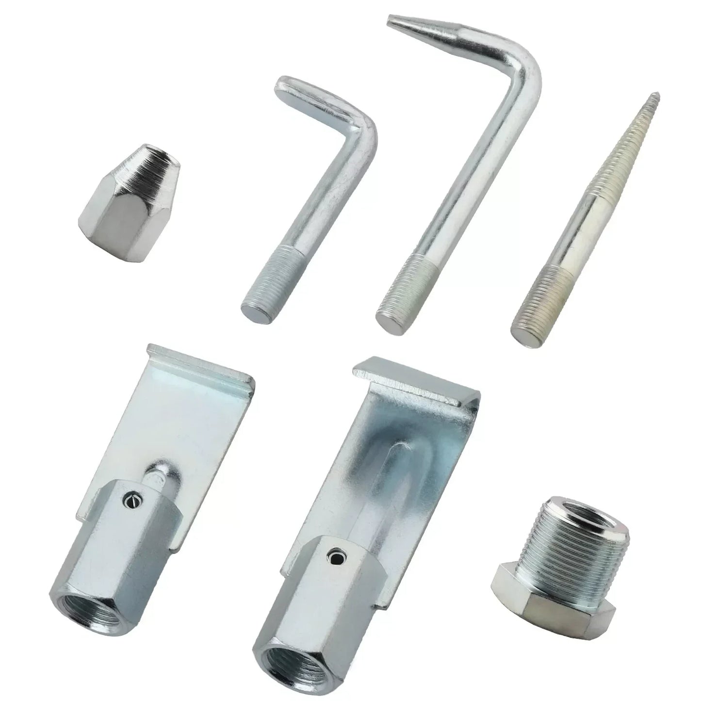 9PCS Heavy Duty Dent Puller Slide Hammer Kit Car Body Sheet Metal Repair Plastic Handle Pull Hook For Sliding Hammer Sliding Rod