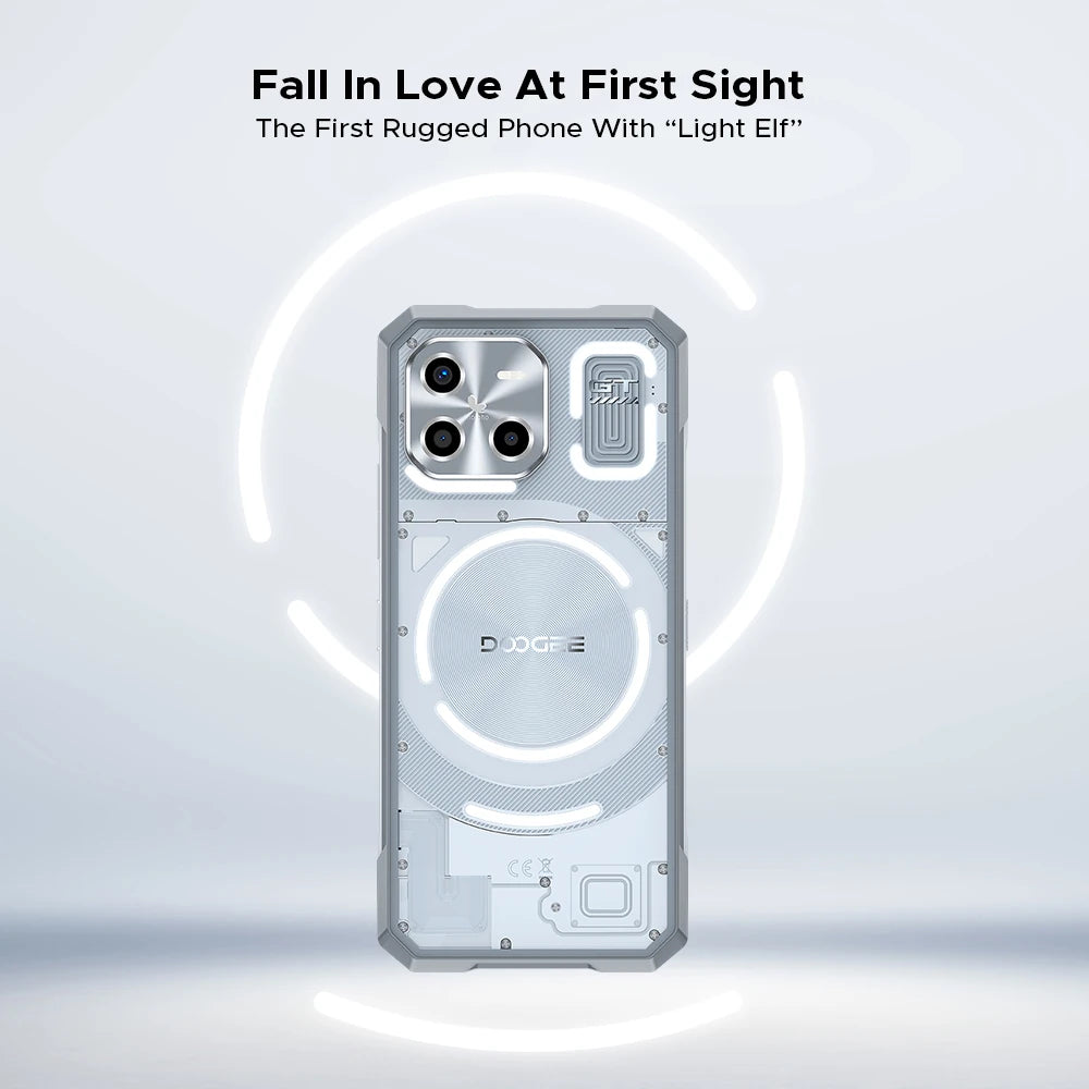 DOOGEE Blade GT Ultra 5G AI Rugged Gaming Phone 6.72 dimension 7300 Mobilephone 16GB + 512GB LED Light Effect AI Smartphones NFC