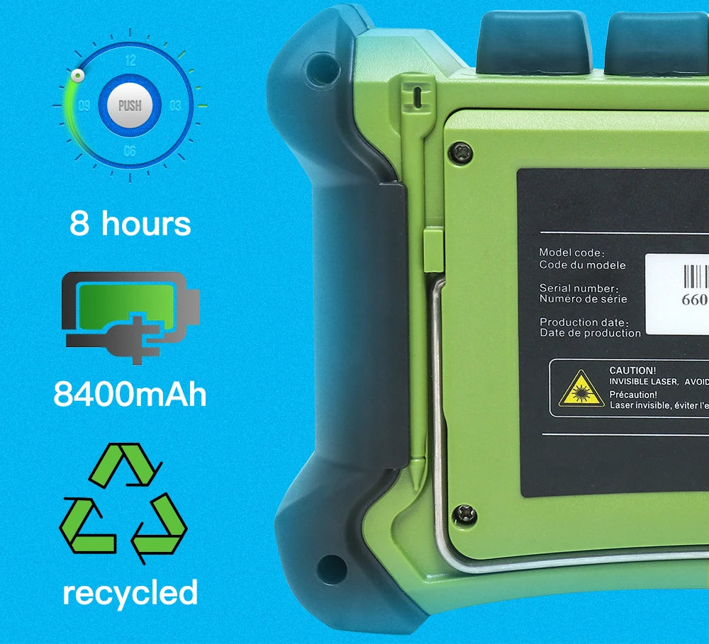 FTTH Fiber Optic Tester 1310/1550nm Singlemode SM OTDR 32/30dB Dynamic Range , OrienTek TR600 SM 5.7 inch Touch Screen OTDR