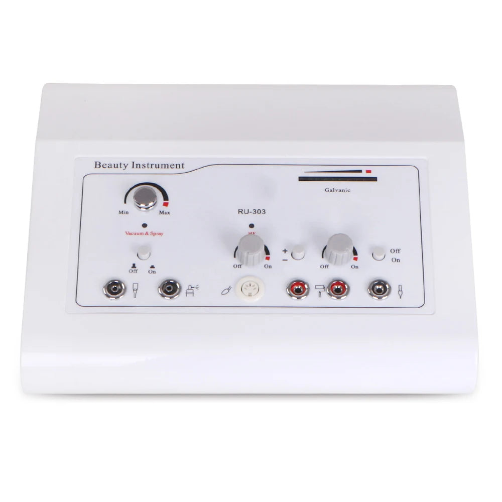 4in1 Beauty Equipment Multi-Function Machine HF Galvanic Vacuum  Spray Warranty