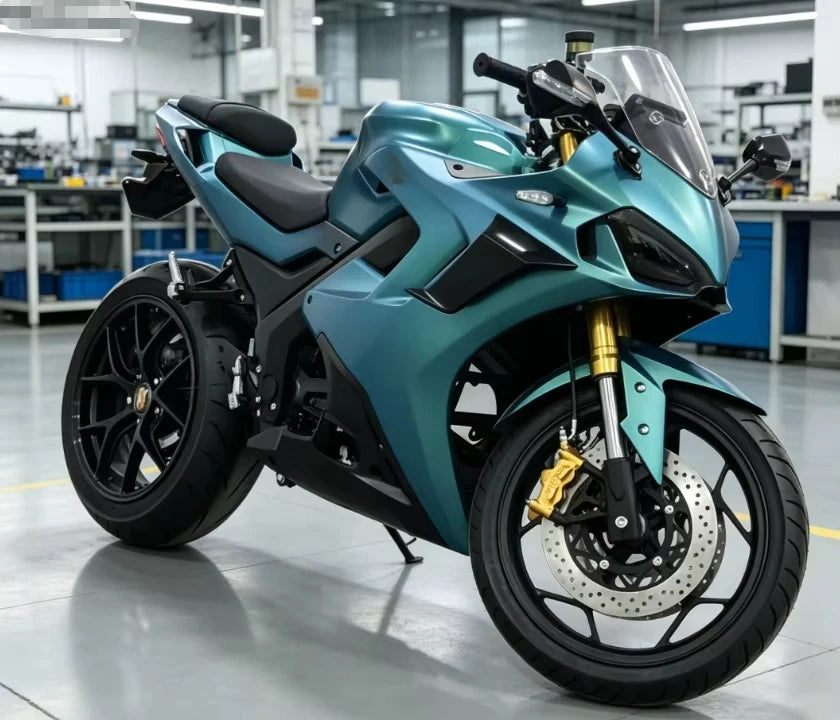 Yzhgb MAYA adult racing motorcycle with safety in mind 3000W-8000W 60-120km/h 60/72V disc brakes, overheating and overload safet
