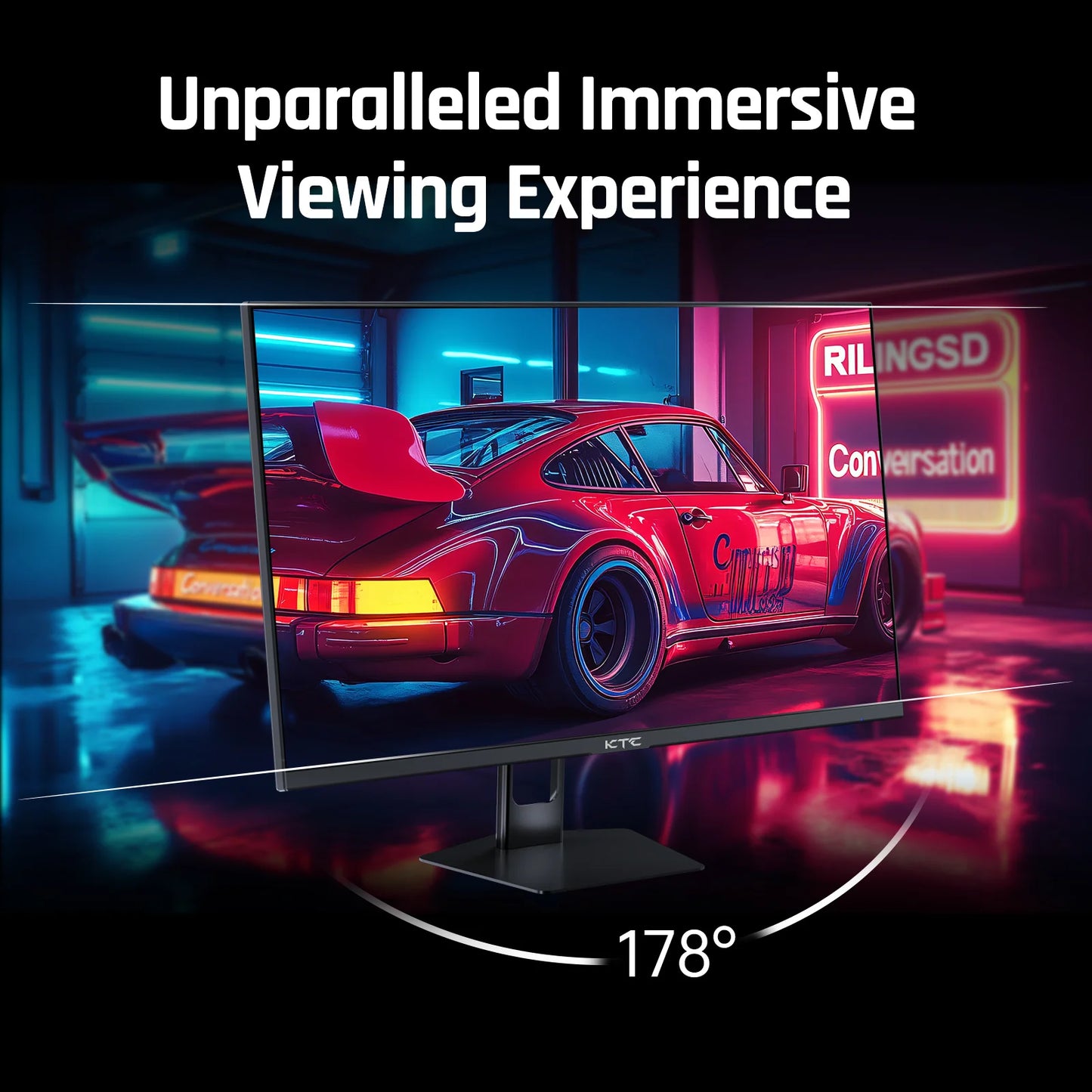 KTC 27-inch Gaming Monitor VA 280Hz, 1ms Response, 350 nits, 126% sRGB, Adaptive Sync