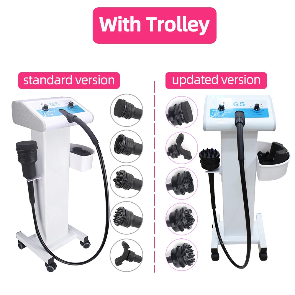 High Frequency G5 Fitness Vibrating Body Slimming Machine Fat Reduce Shaping Massager Weight Loss Slim Waist with 5 heads