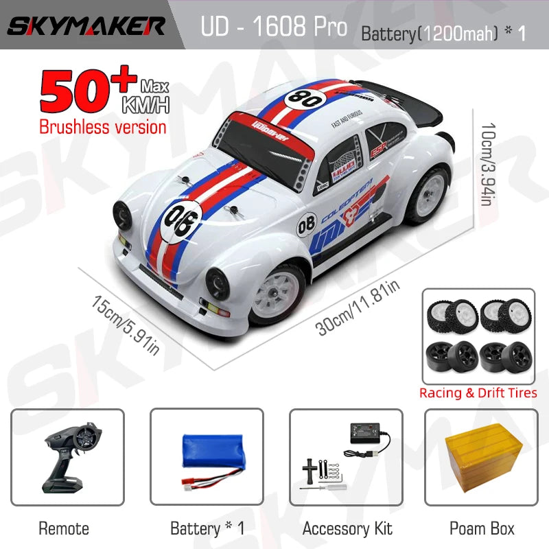 SG1607 SG1605 SG1606 UD1607 UD1608 Pro 1/16 RC Car High Speed 2.4G Brushless 4WD Drift Remote Control Racing Car toys For Boys