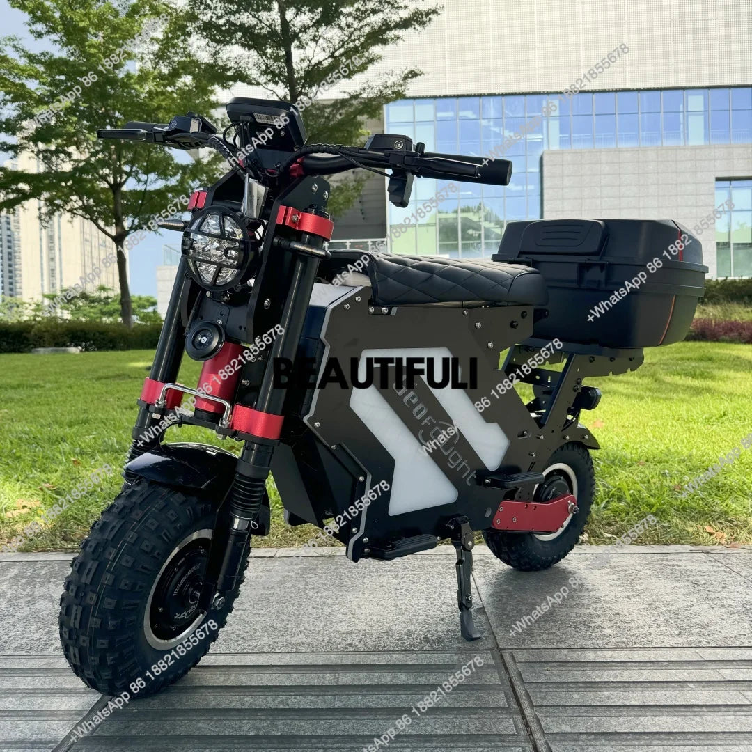 Seated Electric Scooters Off-Road 72V 60V 52V 10000W 15000W 7000W 5000W Dual Motor Electric Bike Adult