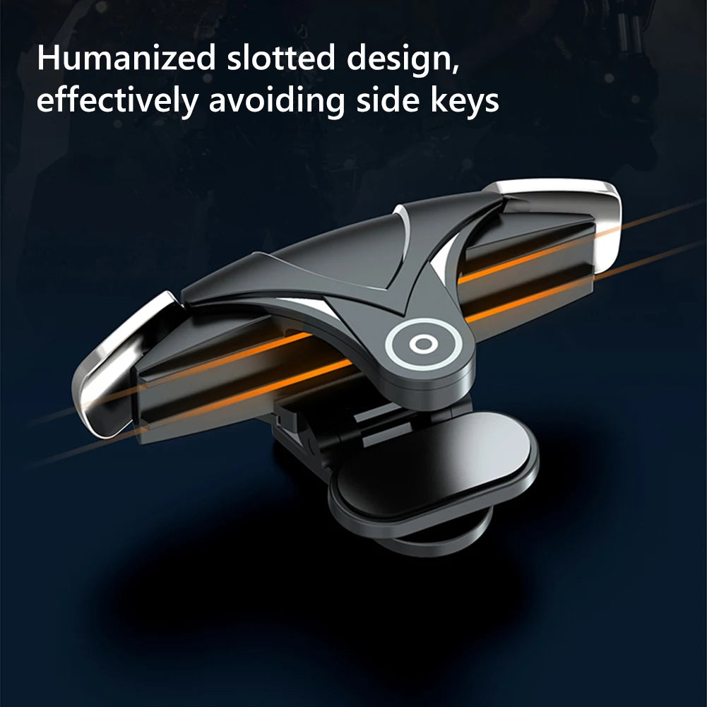 for PUBG 4 Finger Mobile Gaming Trigger Latency-Free Pulse Key Button Aim Shooting Trigger Button for Ios Android Mobiles Phones