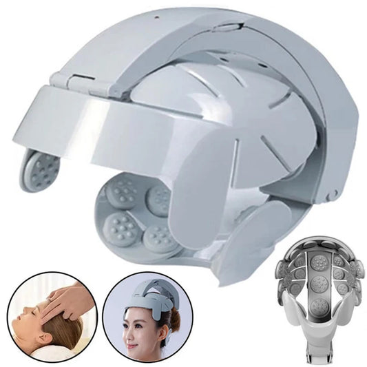 Electric Head Massage Relief Improve Sleep Vibration Relaxation Health Care Device Relax Easy Acupuncture Point Brain Massager