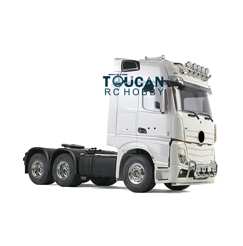 US Stock Toucan RC Truck 1/14 Scale 3Axles Highline RC Tractor Truck Trailer Kit Motor Radio Control Car Vehicle Toys Model Boys