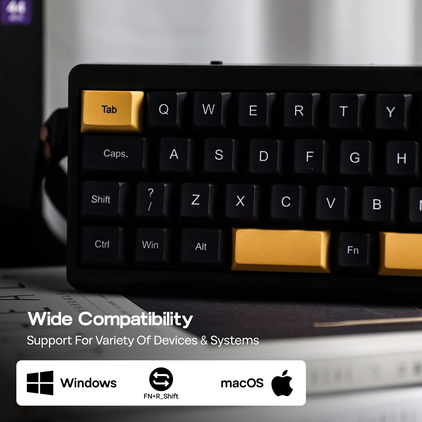 EPOMAKER TH40 40% Compact Hot-Swap Gasket-Mounted Wired/Bluetooth/2.4GHz Wireless QMK/VIA Mechanical Keyboard Split Spacebar