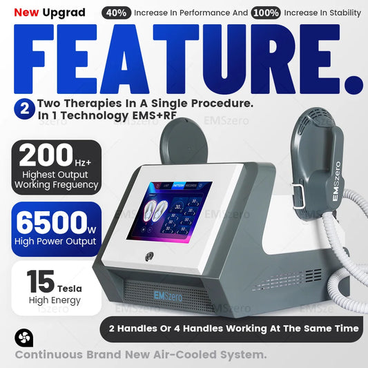 EMSzero Neo Portable Electromagnetic Body Slimming Muscle Stimulate Fat Removal Body Slimming Build Muscle EMS Machine