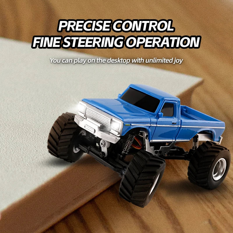 1/36 RC Crawler Car 2.4G 4WD Off-road Climbing Electric Remote Contorl Vehicle RTR Model with LED Lights Toys for Children