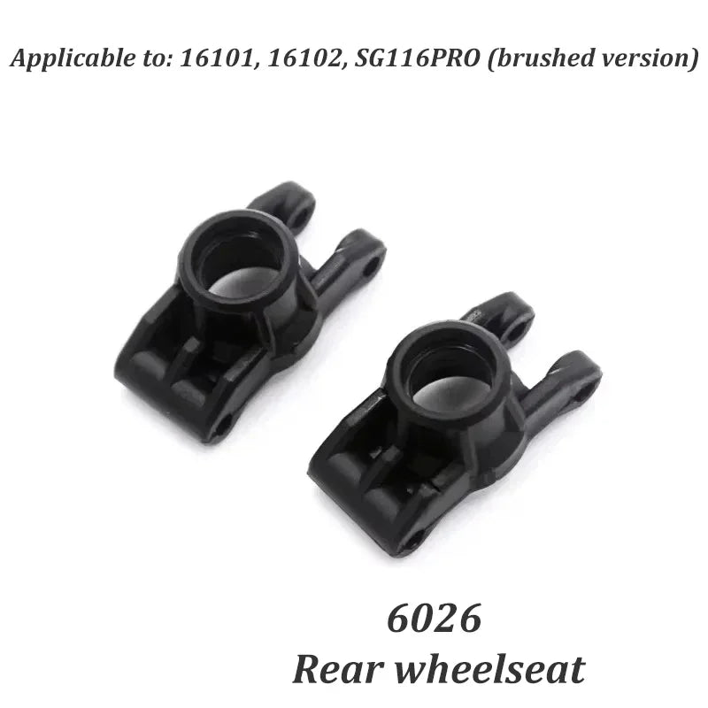 SCY 16101 16102 SG116PRO High-speed 50KM/H RC Original Parts Vehicle, Screw Rocker Arm, Steering Tie Rod Transmission Shaft Gear