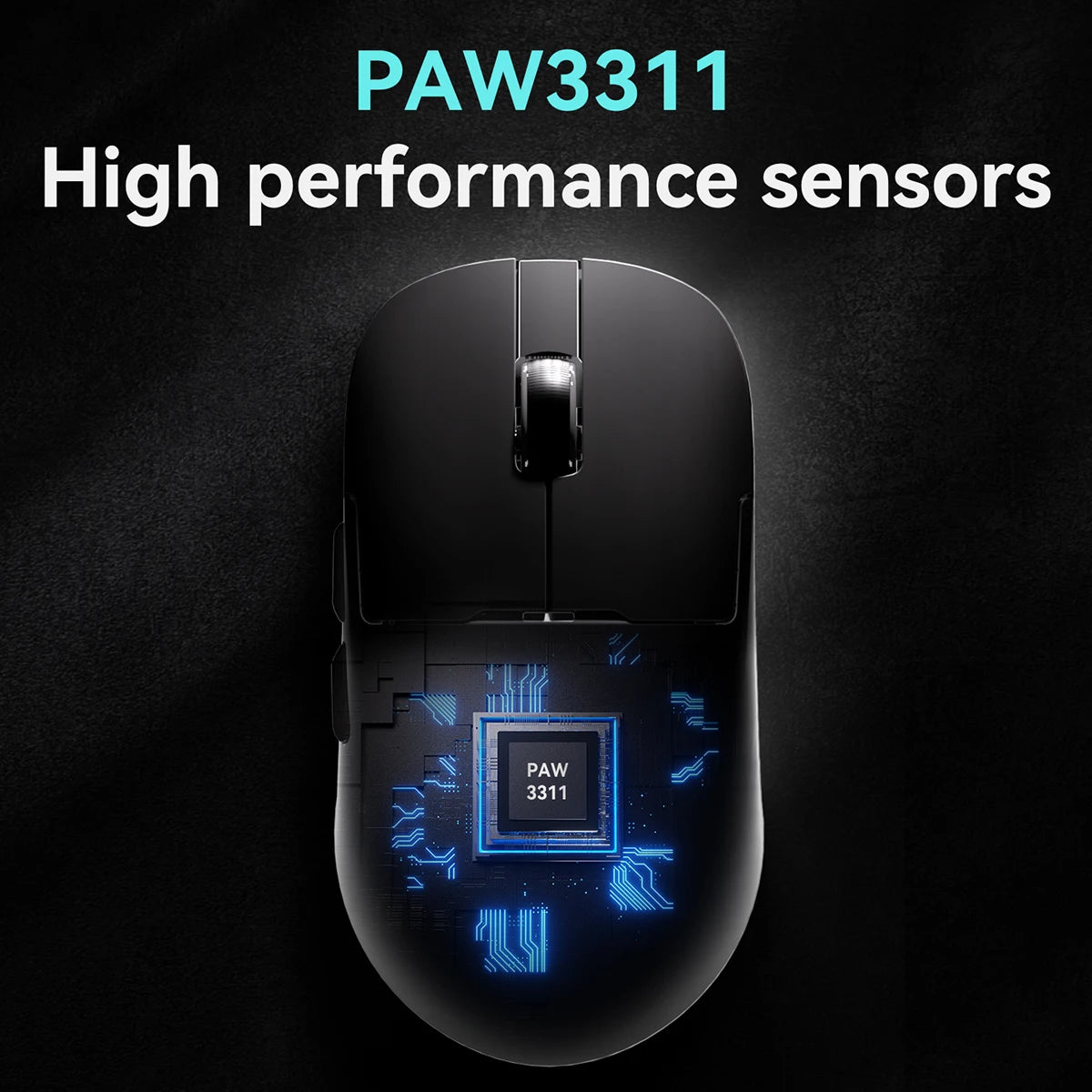 AJAZZ AJ159P MC wireless 1K gaming gaming mouse PAW3311 about 56g lightweight-support 1KHZ return rate non-porous lightweight