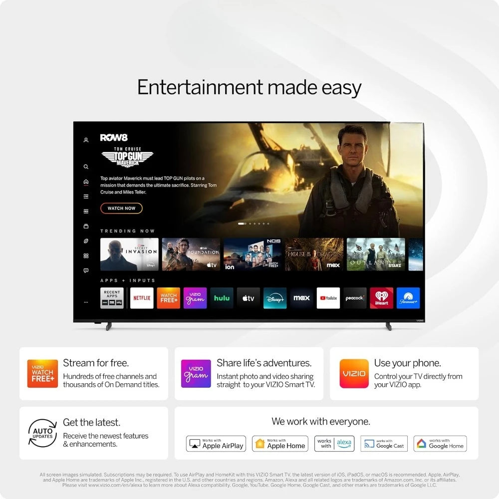 Hot-Sell!40-inch Full HD 1080p Smart TV with DTS Virtual:X,Alexa Compatibility,Google Cast Built-in,Bluetooth Headphone Capable