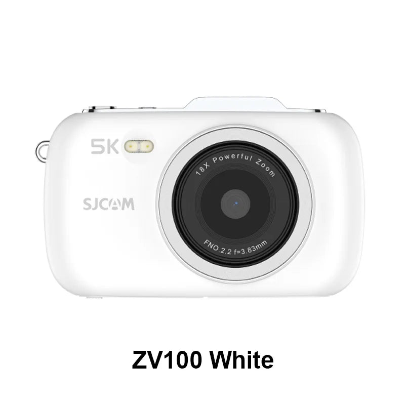SJCAM ZV100 Or ZV200 5K Vlogging Camera with 80MP 360° Flip Screen 5K/30fps Video Portable Travel Camera for Video Creators