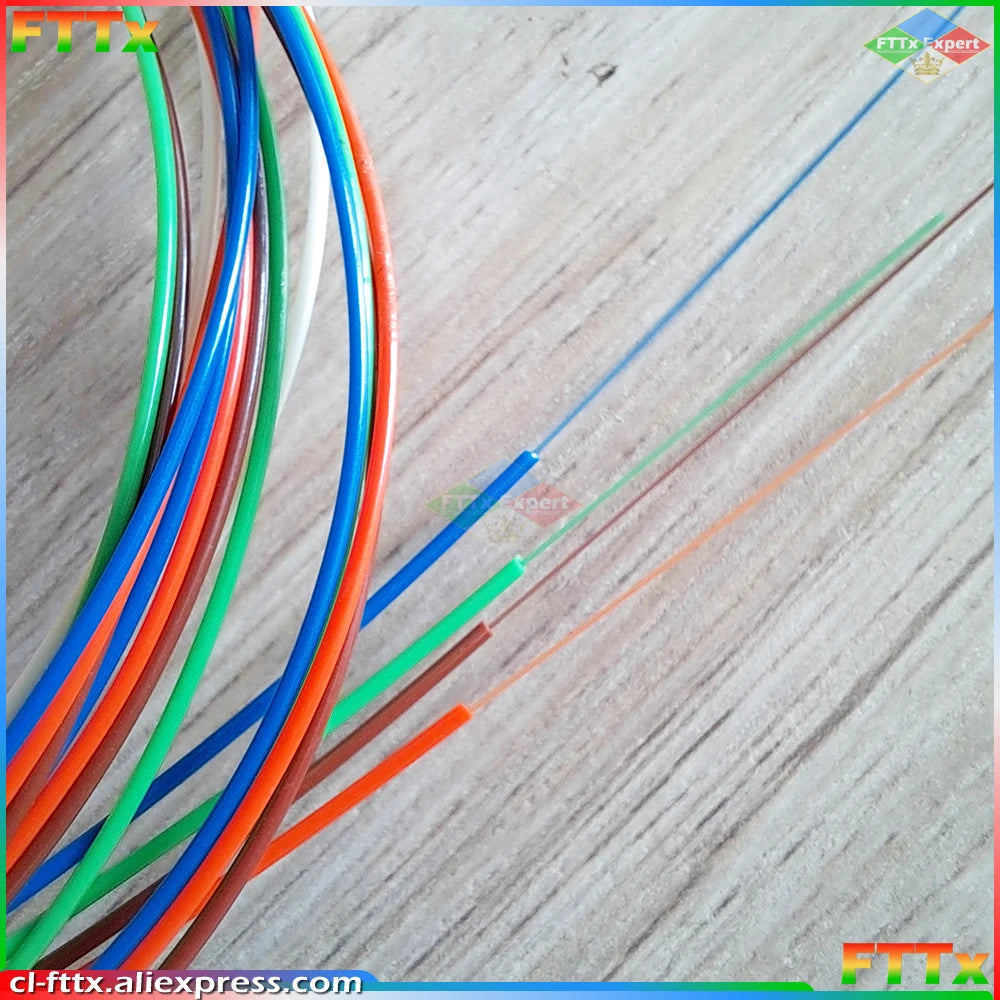 High Quality 10pcs/lot 0.9mm Steel Tube Fiber Optic PLC Splitter 1x2 1x4 1x8 1x16 No Connector Mini 1*8 plc Splitter