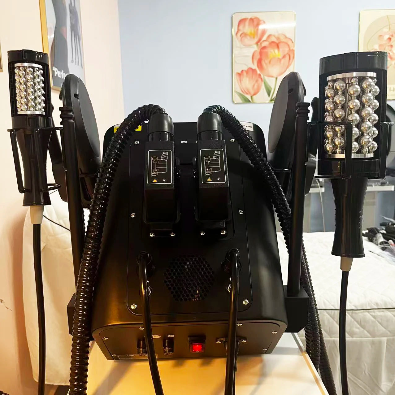 6500W MYOslim Sculpt Machine 200HZ Sculpting Roller Therapy Electromagnetic Shaping Slimming Muscle Stimulation Weight Loss