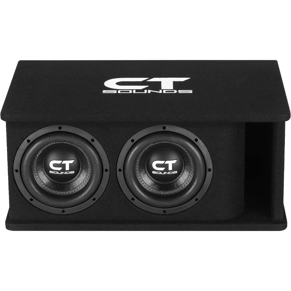 Dual 8” 1600W Loaded Tropo Series Ported Car Subwoofer Box