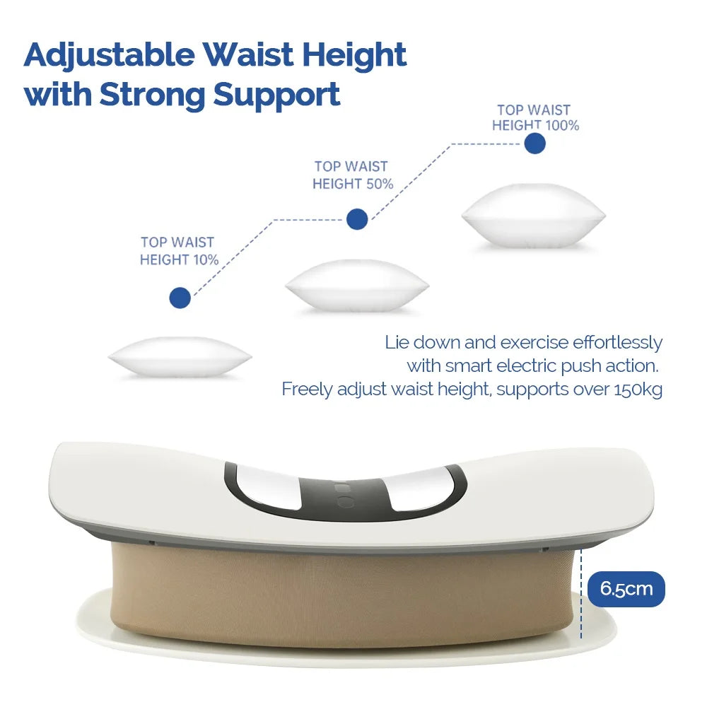 Lumbar Traction Massager Waist Protcetion Electric Waist Massage Relax Cushion Ergonomically Designed Waist Support Pad