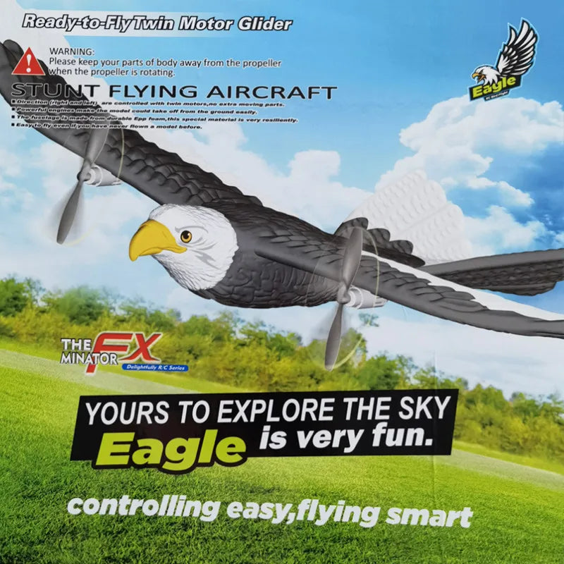 New Eagle Aircraft - Fixed Wing Remote Control Foam Electric Model - Children's Toy Gifts - Remote Control Glider