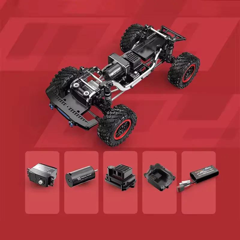 MJX 1:12 H12P Brushless High-Speed Remote Control Car Professional RC Climbing Car Four-Wheel Drive Off-Road Vehicle RTR