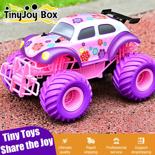 RC Car Off-road High Speed Climbing Vehicle 4WD 2.4G Remote Control Cars Cute Electric Model Girl Xmas Gifts Kids Toys for Boys