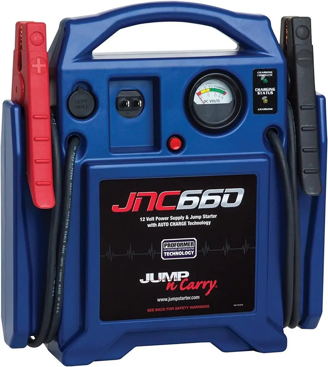 NEW Jump-N-Carry JNC660 1700 Peak Amp 12 Volt Jump Starter