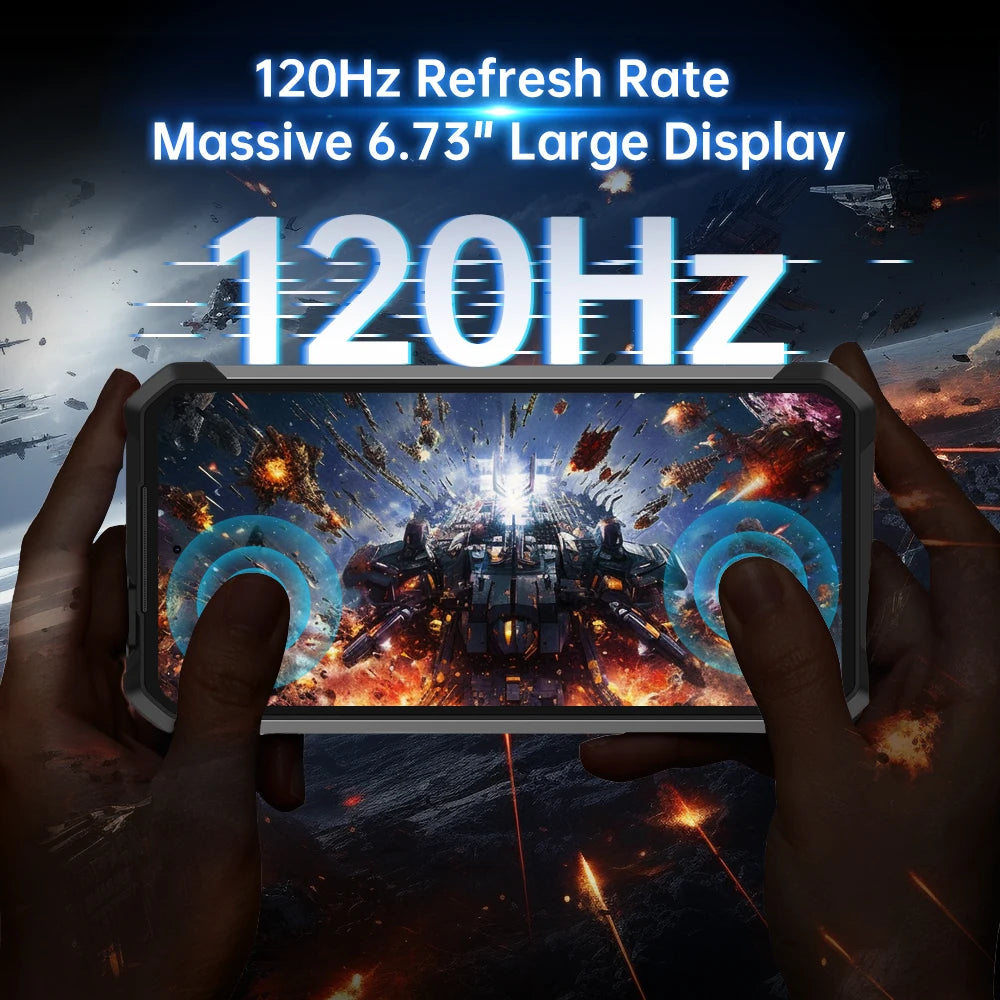 8849 SHARK 3 Unihertz Rugged Smartphone Dimensity 8300 Android 14 32GB 512GB  3K AMOLED Screen 11600mAh Night Camera 5G Phone