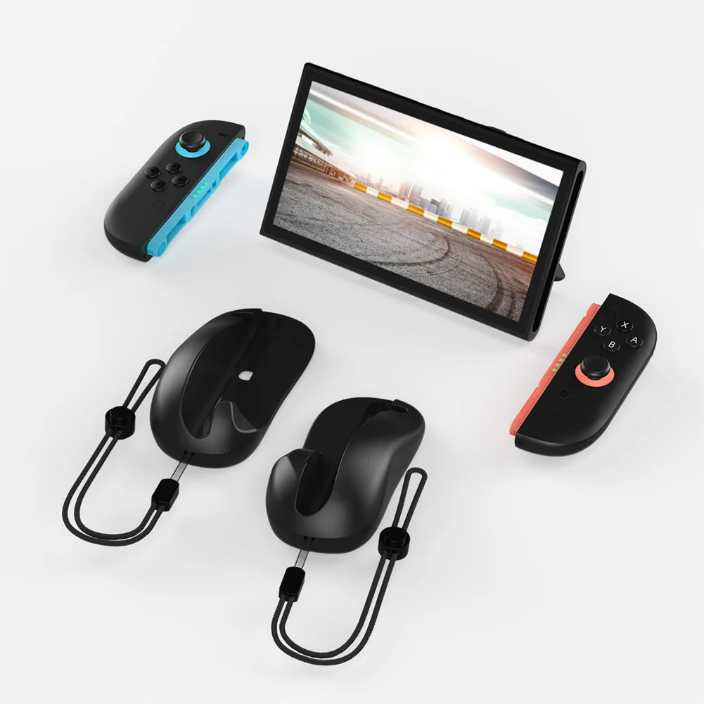 2PCS Controller Mouse Dock Left+Right Controller Bracket Stand Holder Game Handle Case for Switch 2 Joy-Con Gaming Accessories