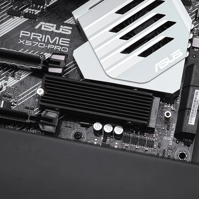 M.2 2280 SSD Radiator Heat Sink NVME NGFF Heat Cooler Radiator Aluminum Alloy with Thermal Silicone Pad for PS5 Game Console