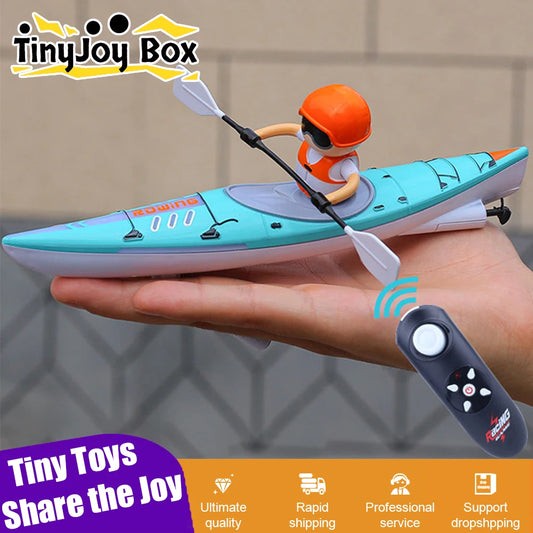RC Boat Paddling Kayak Racing Remote Control Speedboat Water Battle Ship Game Outdoor Children's Toys for Kids Boys Gifts