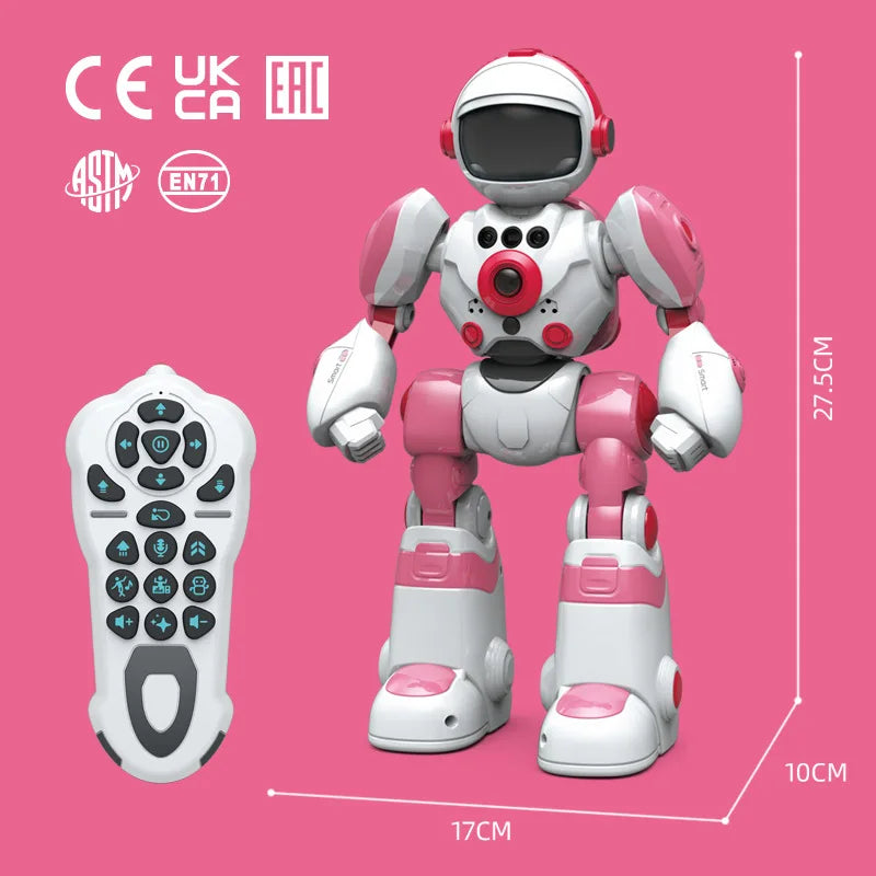 RC Robot Remote Control Toy Robot Intelligent Voice Dance Command Touch Robot Light Music Children Electric Toy Birthday Gifts