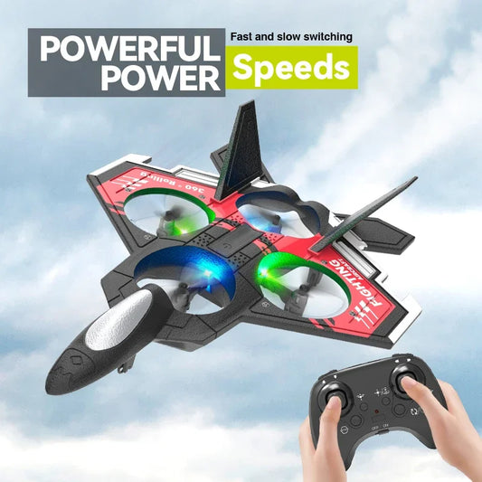 Rc Aircraft Foam Remote Control Plane Stunt Fixedwing Four-Axis Combat Drone Kids Toy Radio-Control Glider Children Gift S98