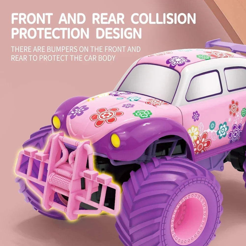 RC Car Off-road High Speed Climbing Vehicle 4WD 2.4G Remote Control Cars Cute Electric Model Girl Xmas Gifts Kids Toys for Boys