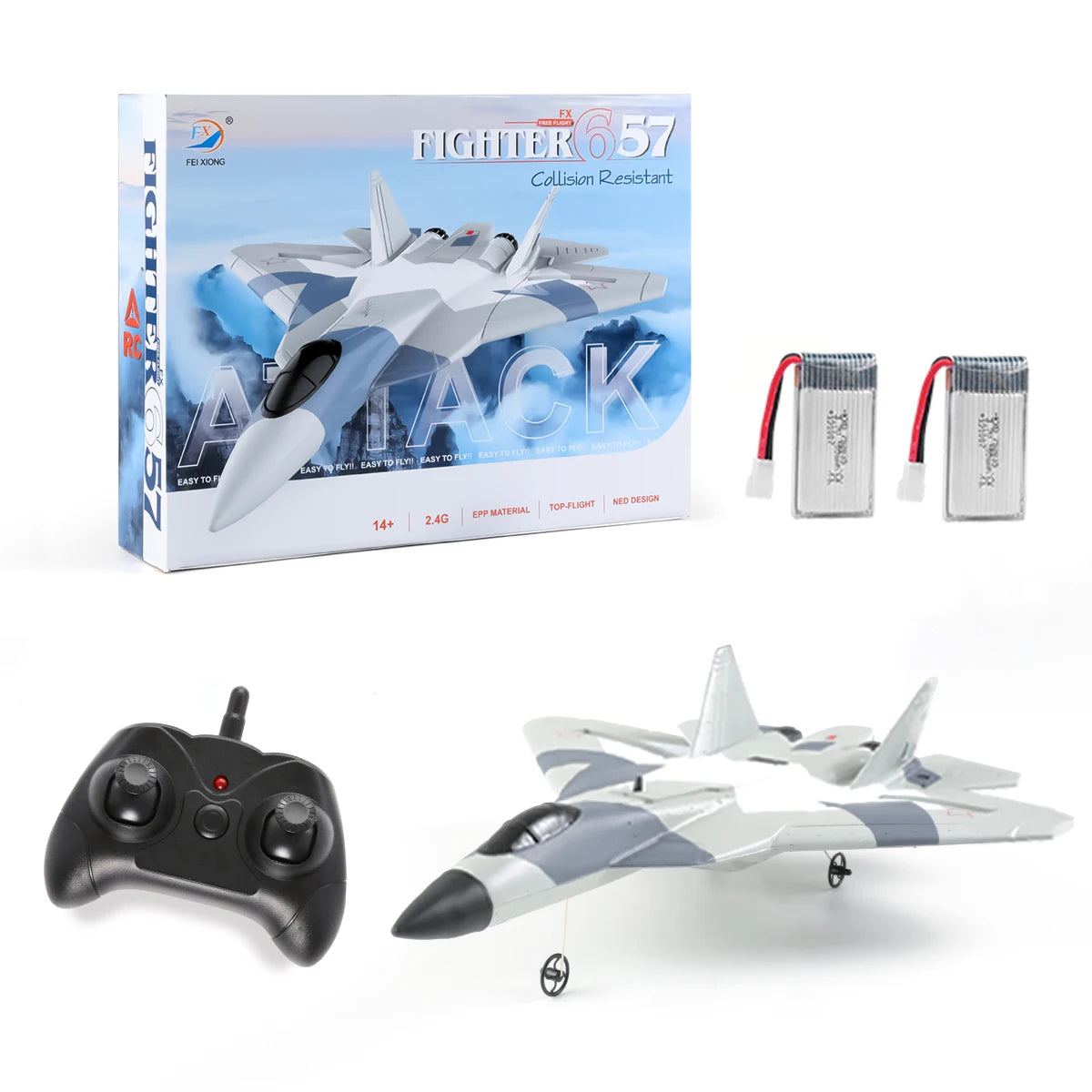 US Ship SU57 2.4G Remote Control Aircraft RC Airplane Electric EPP Foam Plane Rc Fighter Fixed Wing Hand Throwing Glider Toys