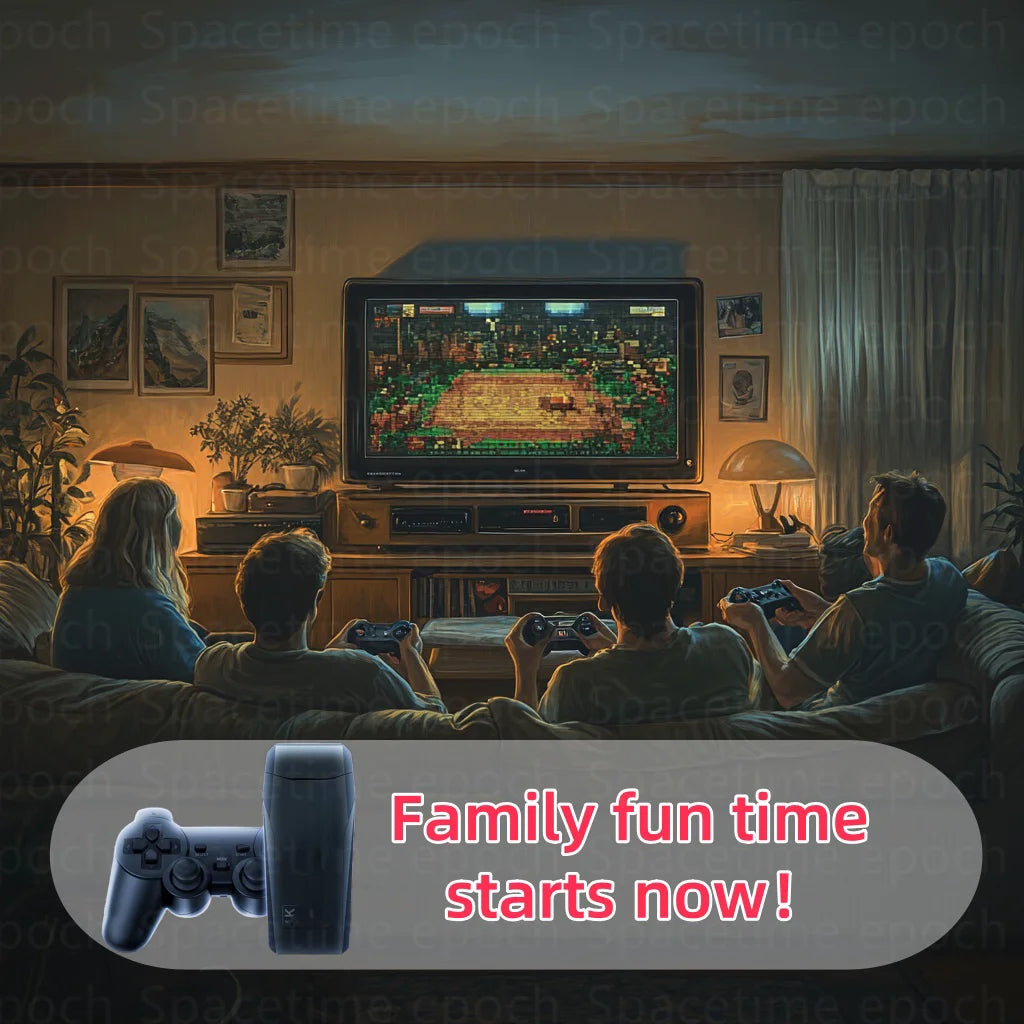 M8 Wireless Game Console - Retro Gaming Consoles with Built in Classic Games, 9 Classic Emulators, 4K HD Output and 2.4GHz Wirel