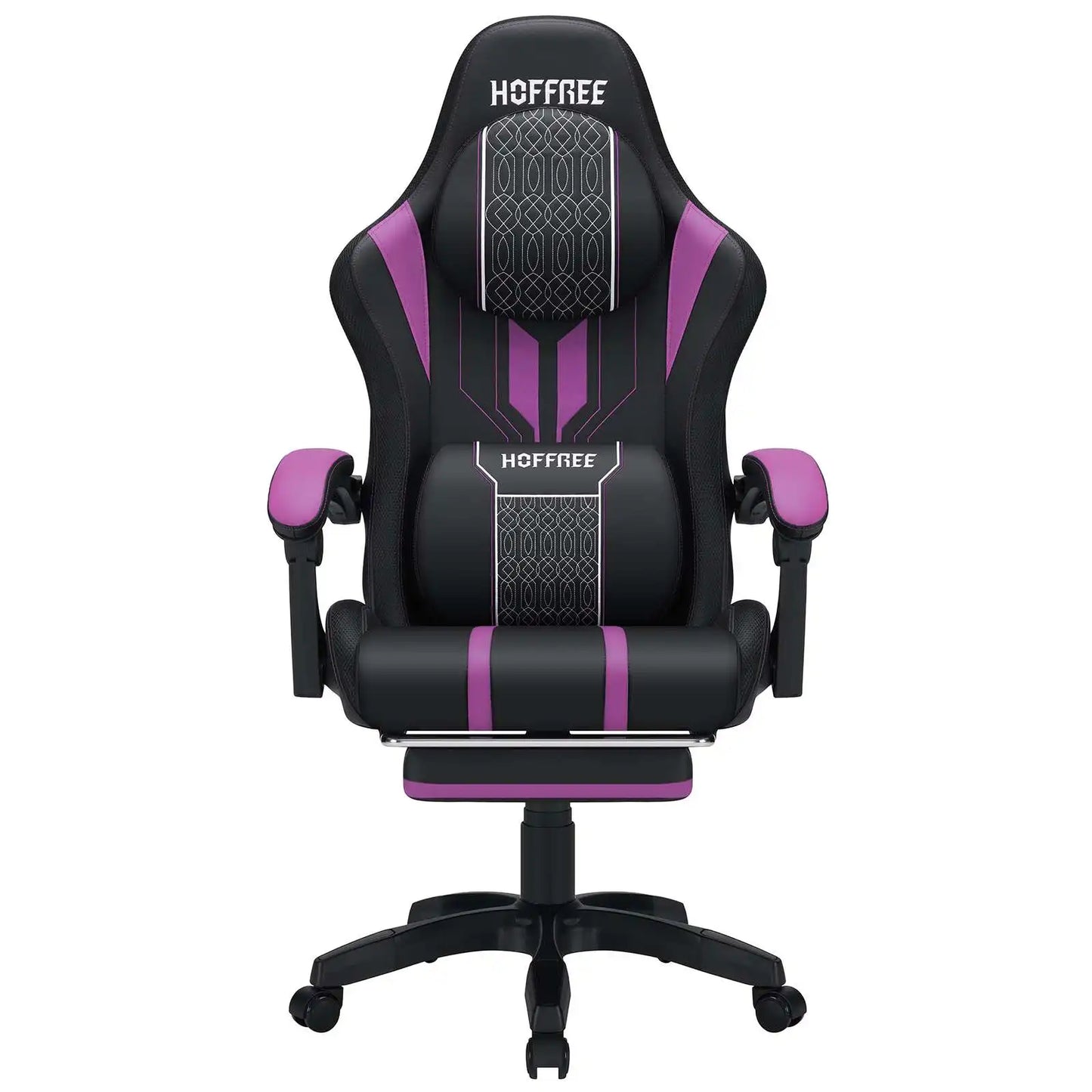 Top-rated Gaming Chair with Increased Size  Single-function Massage  and Adjustable Armrests