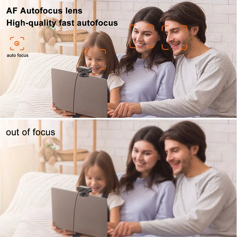 4K USB Webcam PC Computer Mini Small Camera Live Streaming Web Camera UHD Windows Photographic Cam Recorder Laptop Desktop
