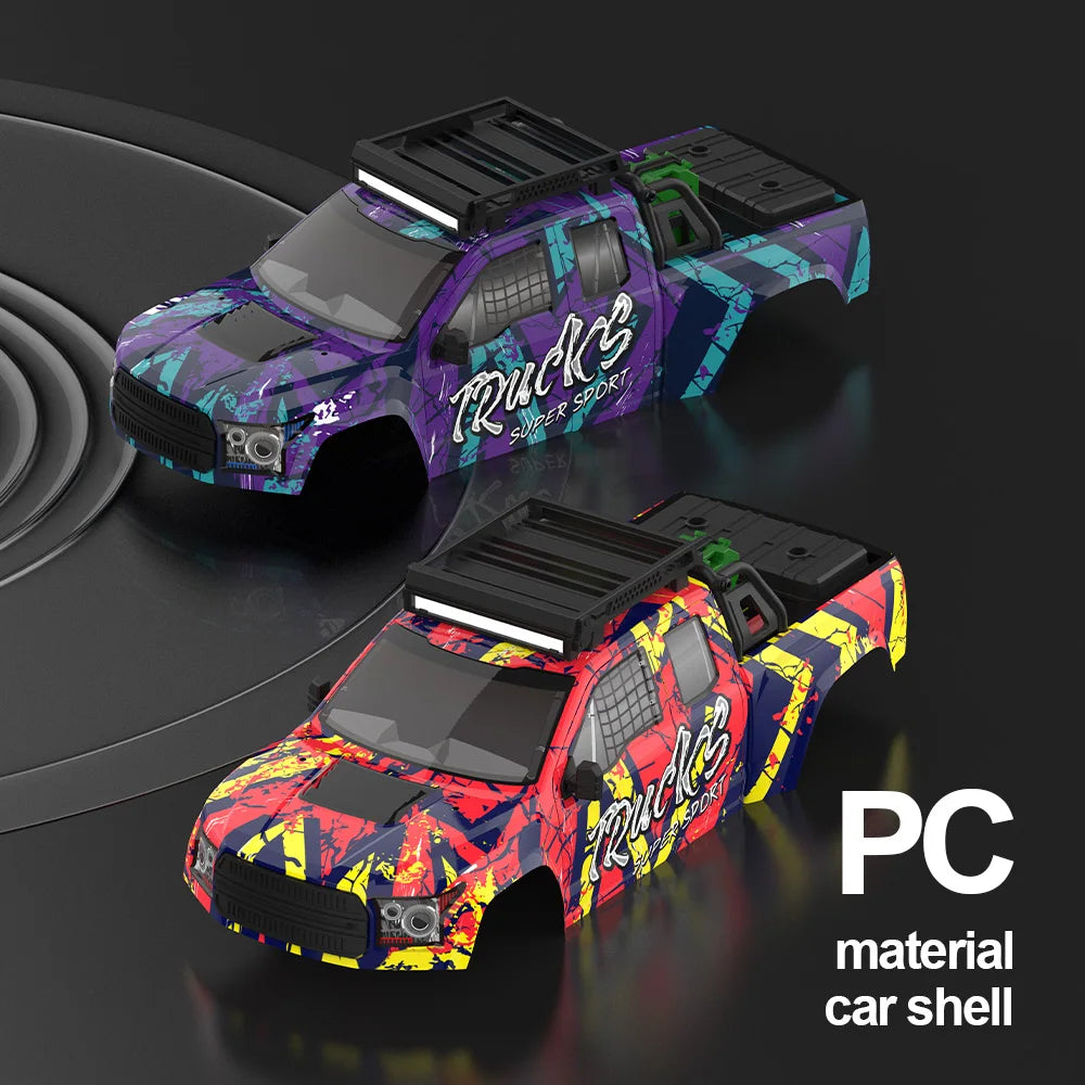 JIUSI PT14R 1/14 RC Racing Car 3S Battery 4WD 80km/h Brushless Motor 2.4G Remote Control 35C High Speed Off-road RC Truck