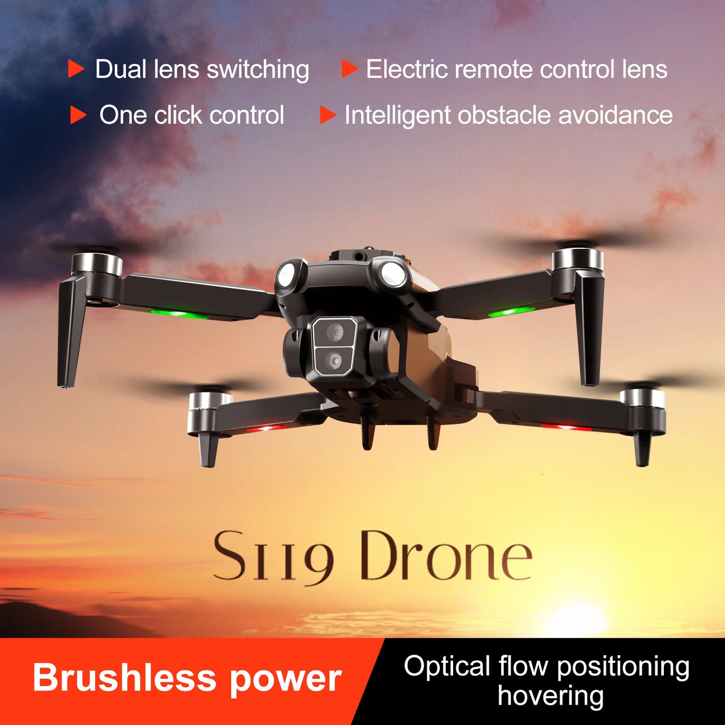 M8 Pro  Drone Professional Mini Dron WIFI Optical Flow Localization 3sided Obstacle Avoidance Quadcopter Toy Gift